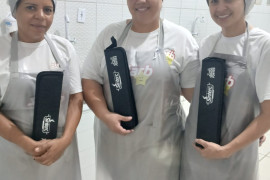 Visita na empresa Starbene na Escola Elxa Pirro Viana em Jales