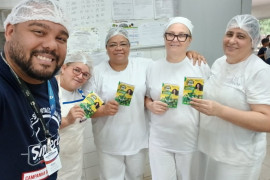 Visita na empresa Starbene na unidade E.M. Prof. Amaury Assis Ferreira em São José do Rio Preto